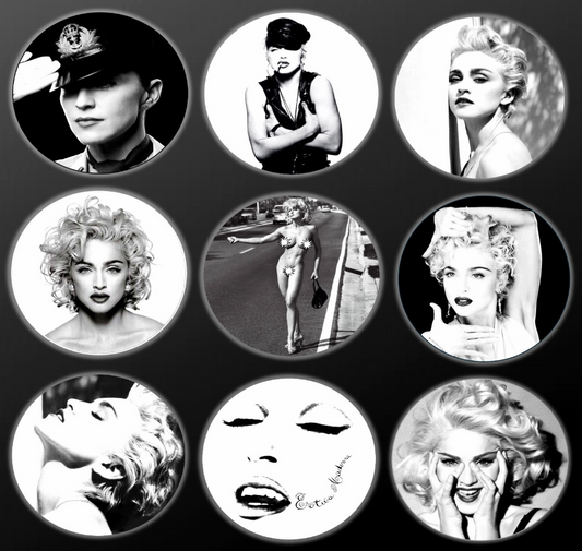 Custom Handmade Madonna Photo Celebration Magnet Collection For Sale In AREA51GALLERY New Orleans A Gay Owned Small Business