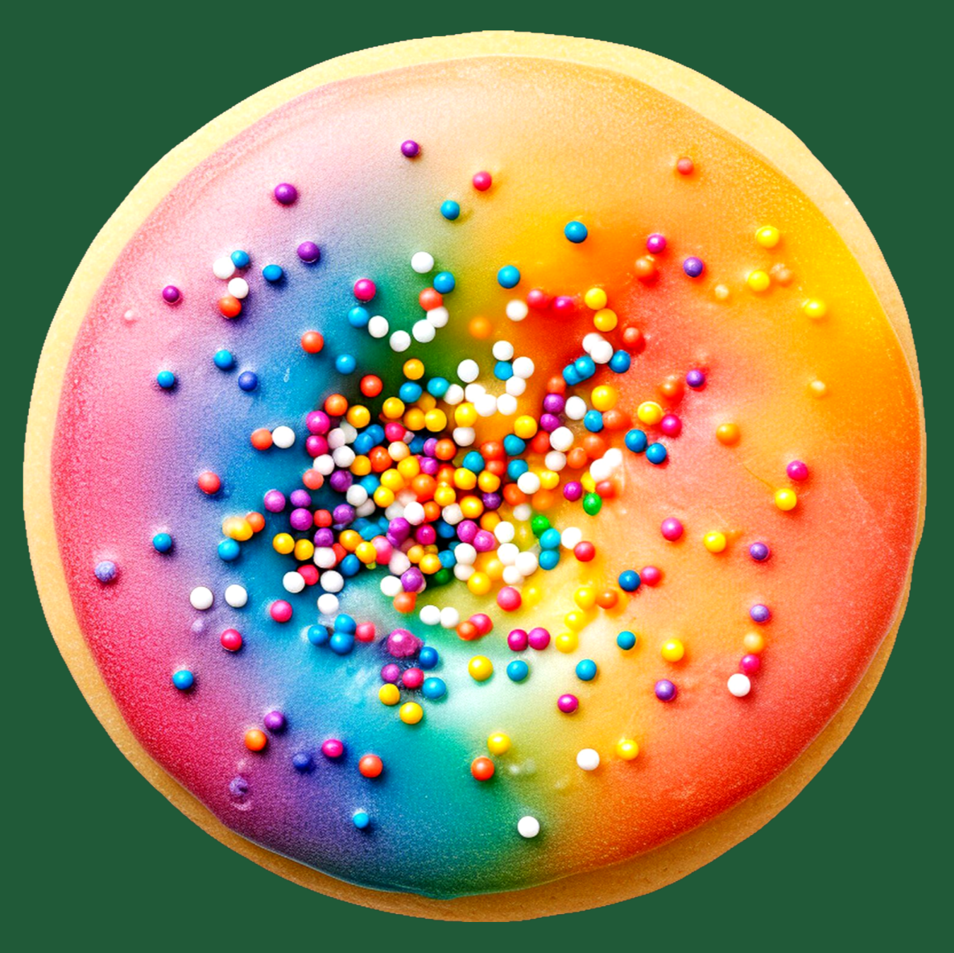 LGBTQ Rainbow Pride Cookie T-Shirt For Sale In AREA51GALLERY New orleans A Gay Owned Small Business