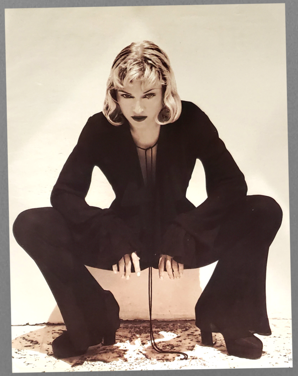 Vintage Madonna Interview Magazine Photograph For Sale In AREA51GALLERY New orleans A gay Owned Shop.