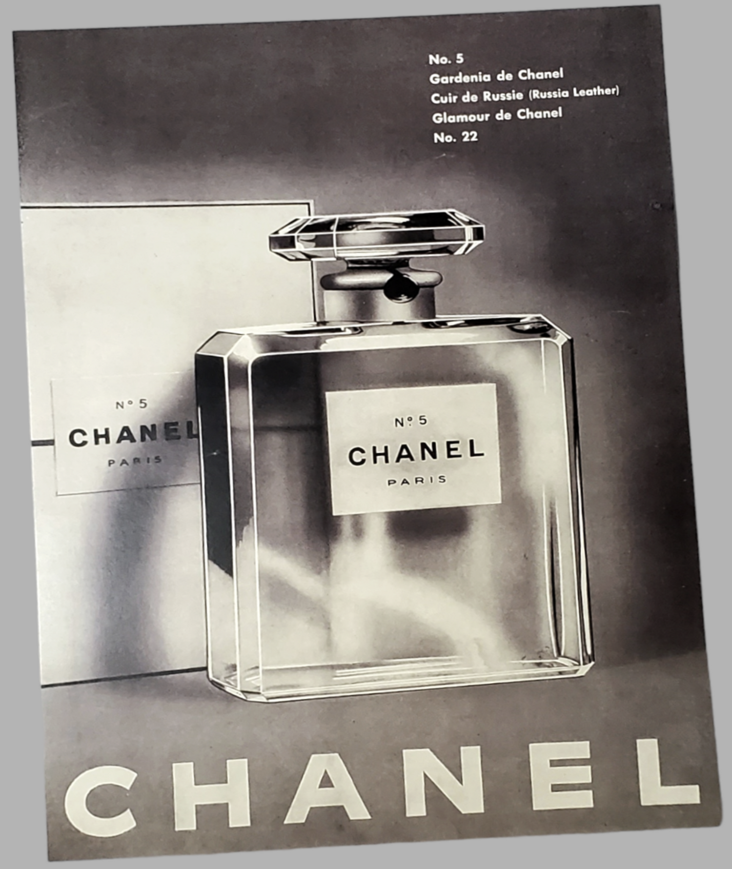 Chanel No.5 Advert 1957 Photograph