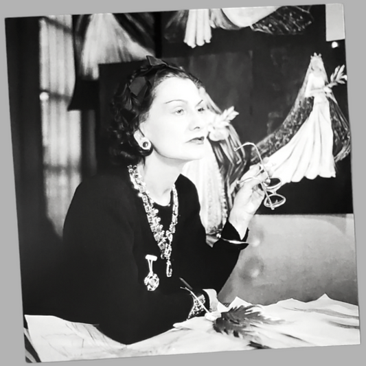 Authentic Coco Chanel Portrait Photograph Print For Sale In AREA51GALLERY New Orleans 
