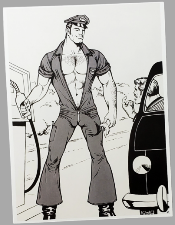 Authentic Tom Of Finland Erotic Hunk Photograph For Sale In AREA51GALLERY New Orleans 
