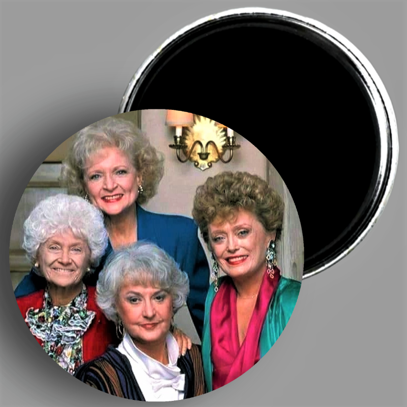 Golden Girls Cast Photo 2.25" Magnet Available In AREA51GALLERY