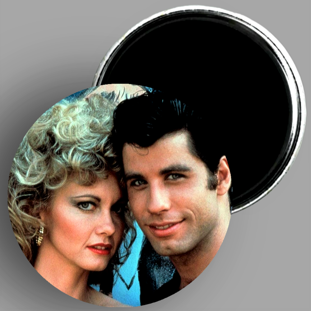 Sandy & Danny from Grease handcrafted 1PC magnet will certainly delight any Grease fan  available in area51gallery