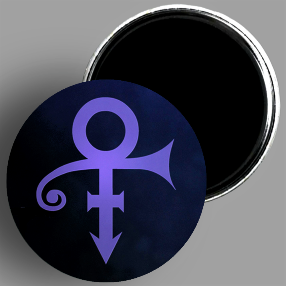 Prince Love Symbol handcrafted 1PC 2.25" round magnet available in area51gallery