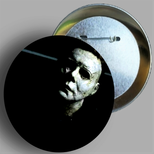 Michael Myers "The Shape" photo handcrafted 1PC 2.25" round button pin available in area51gallery