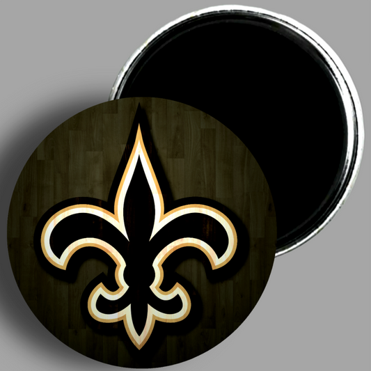 Fleur De Lis Design 3.5" Magnet Available In AREA51GALLERY New Orleans