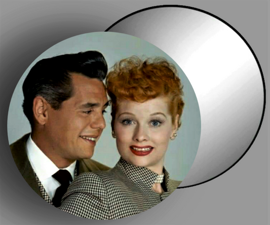I Love Lucy And Ricky Ricardo 3.5" Hand Mirror Available In AREA51GALLERY