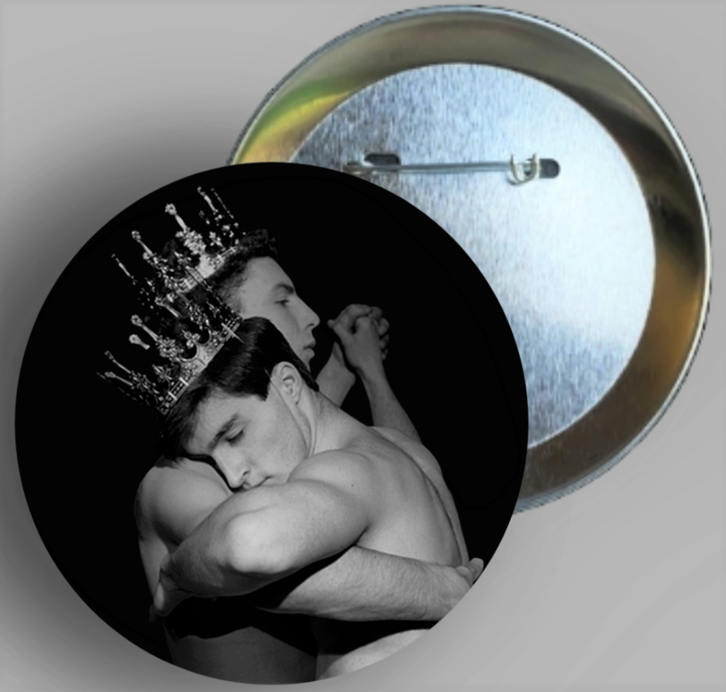 Robert Mapplethorpe Button Pin  Available In AREA51GALLERY