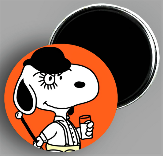 Clockwork Orange Snoopy Magnet Available In AREA51GALLERY