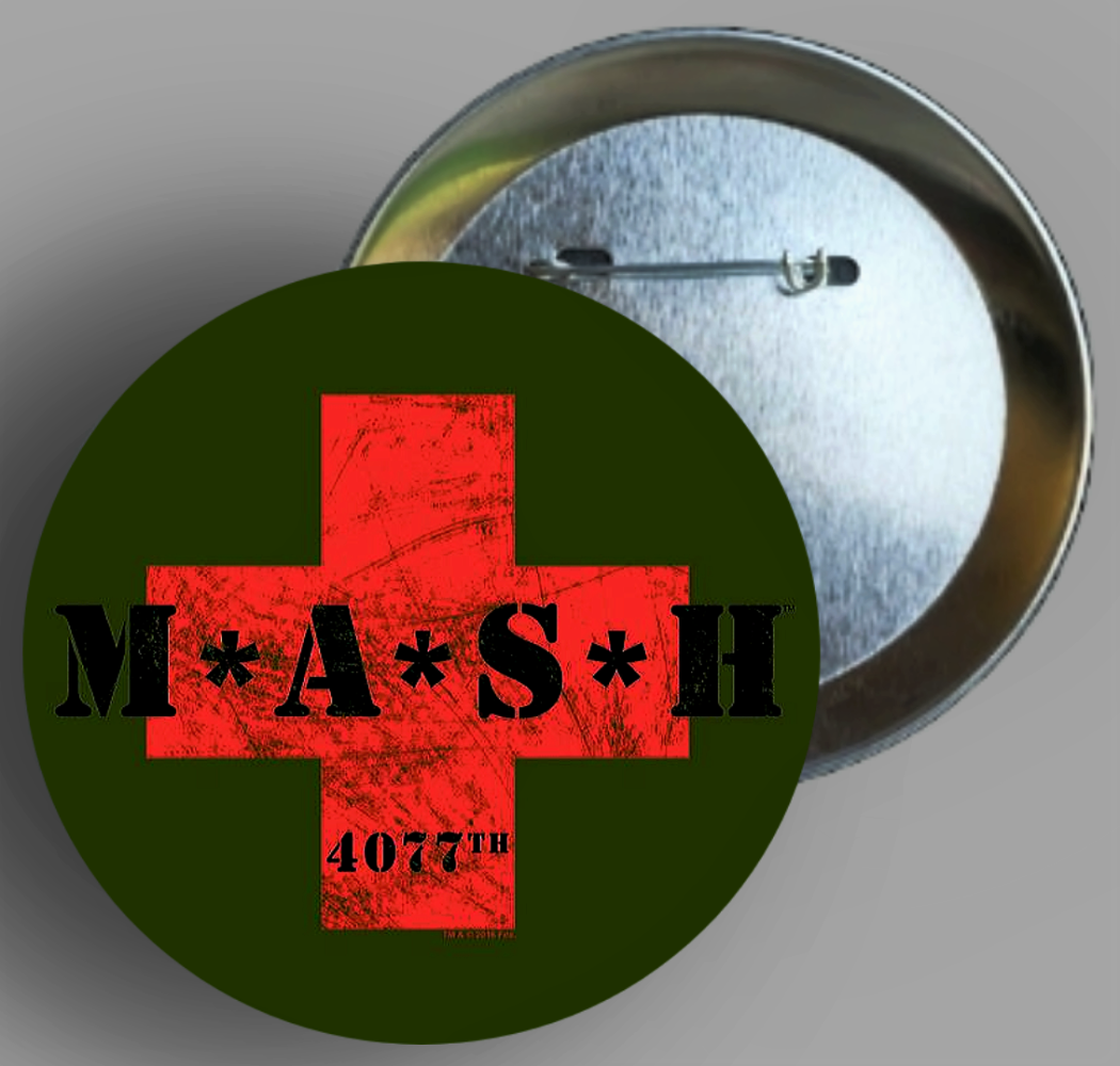 M*A*S*H 4077th Red Cross Button Pin Available In AREA51GALLERY