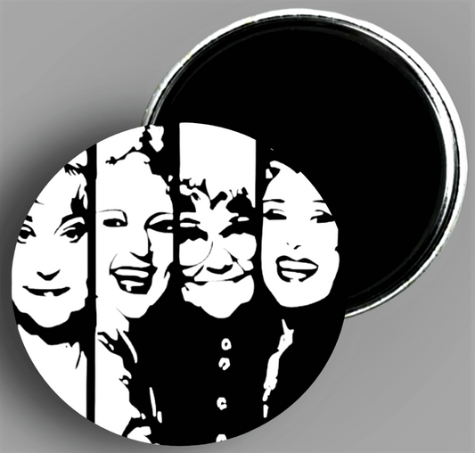 Golden Girls Pop Art Fridge Magnet  Handmade In AREA51GALLERY New Orleans
