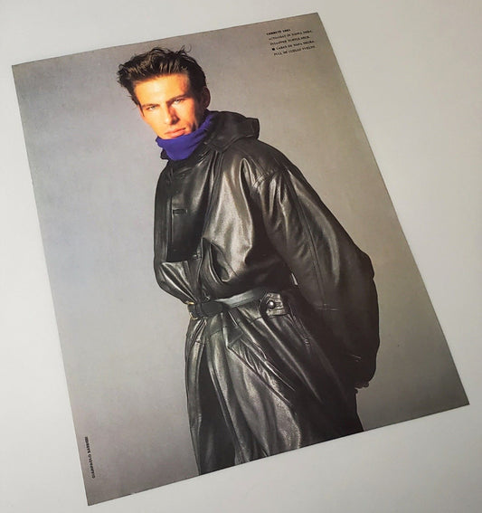 Original vintage 1989 Cerruti 1881 ad featured in L'UOMO magazine