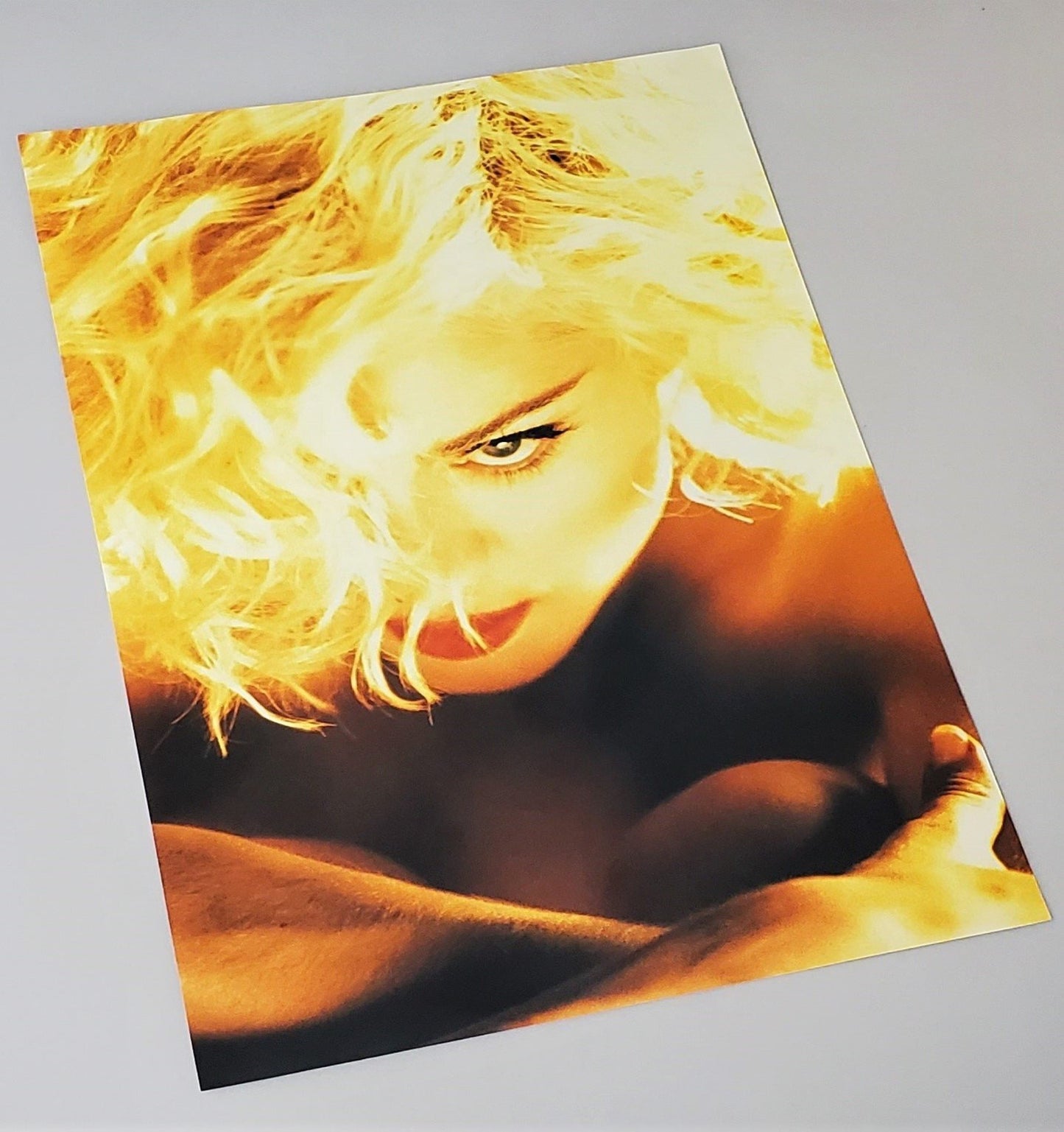 Original photo page featured in 1991 Madonna Photo Album Japanese Edition softcover book