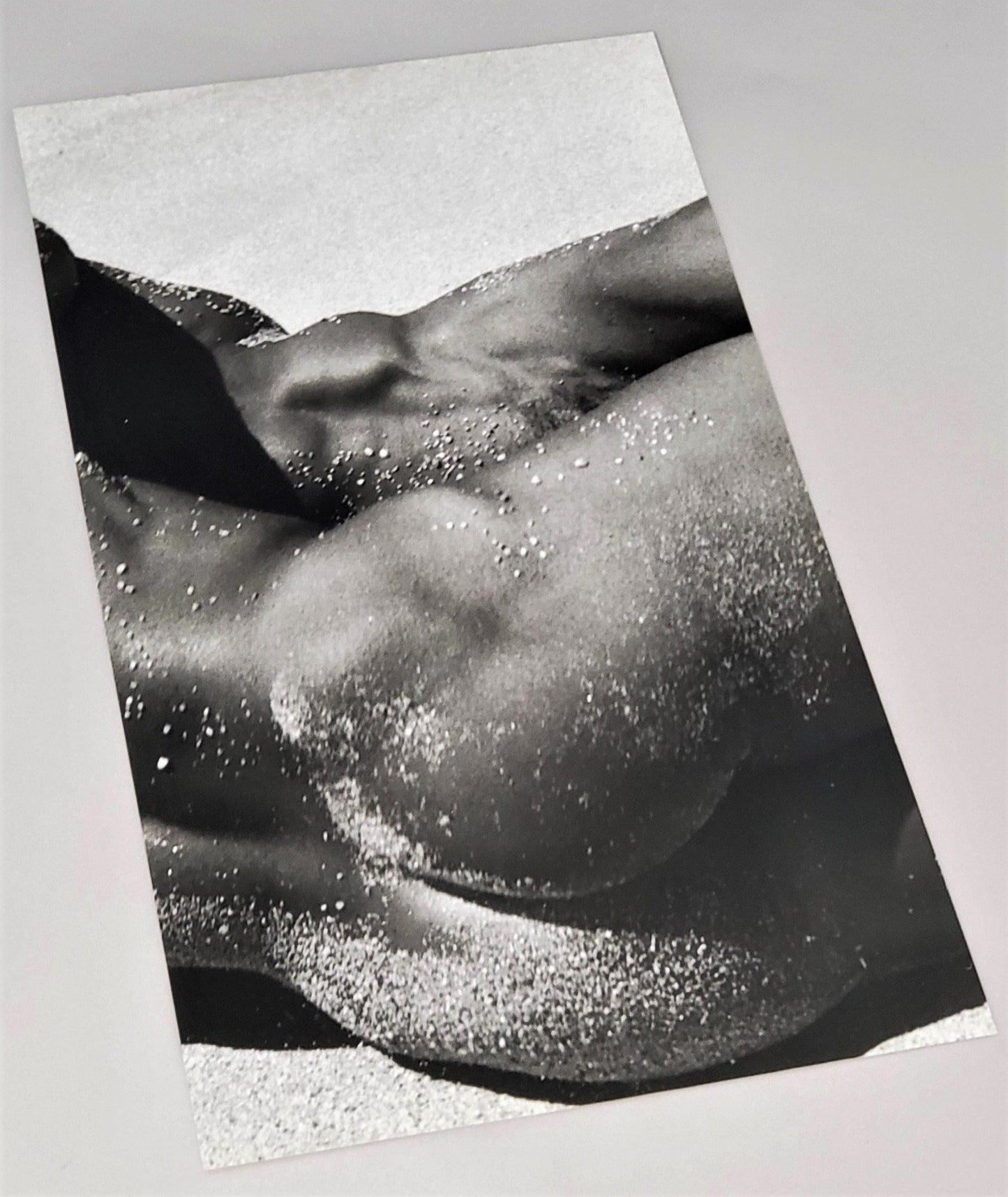 Original Herb Ritts photography page featured in 1991 Duo hardcover book