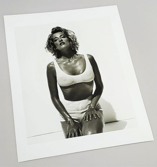 Original Herb Ritts photograph page featured in 1998 Men/Women hardcover book collection