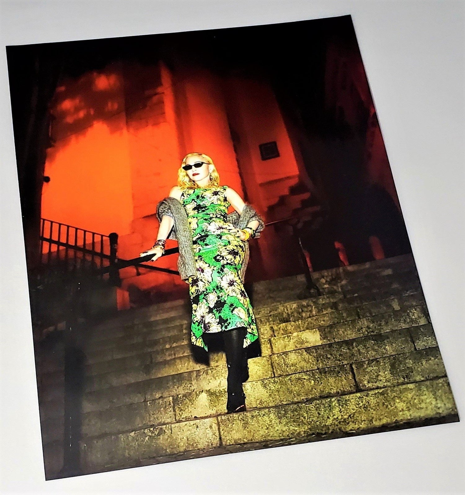 Original Madonna photograph page featured in 2018 Vogue Italia 