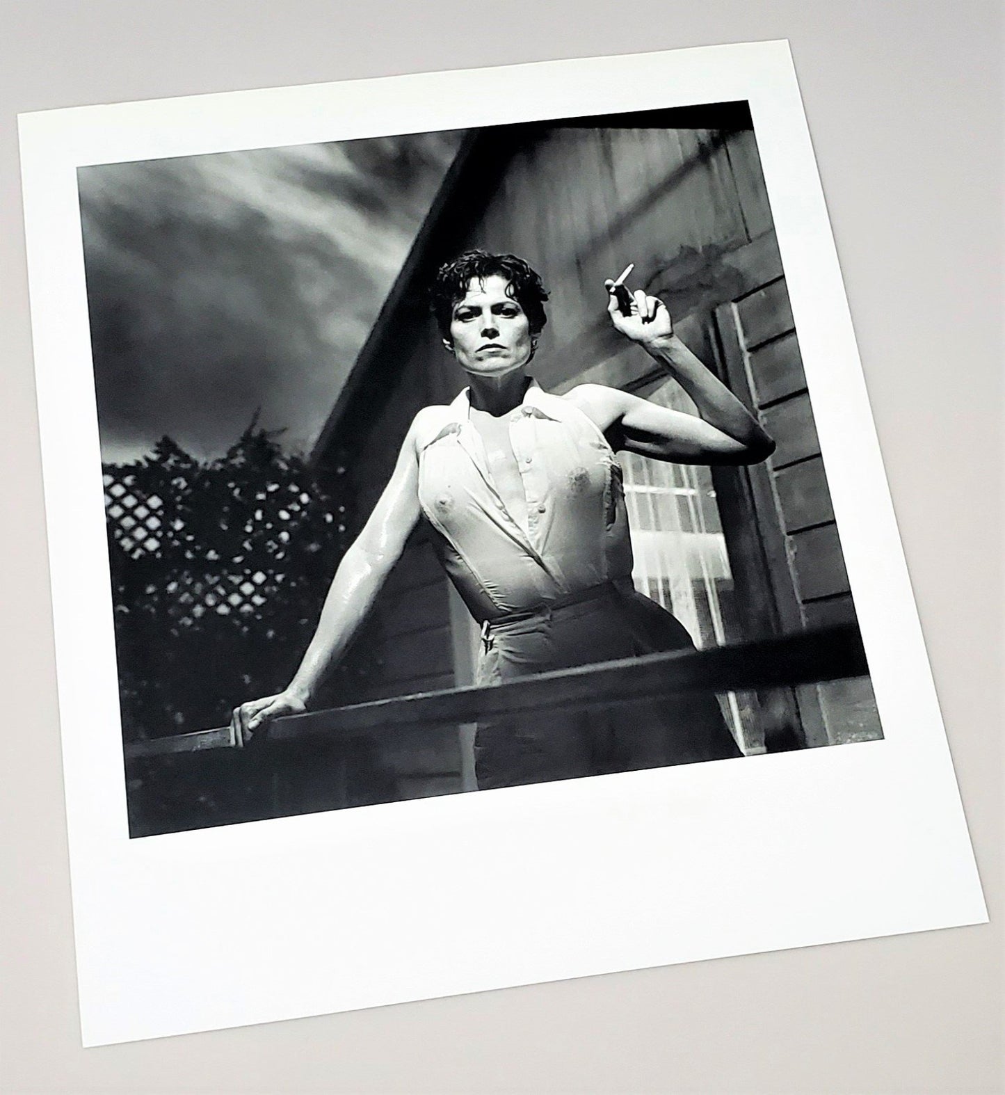 1995 Sigourney Weaver photograph featured in Helmut Newton: Work hardcover book  released in 2000
