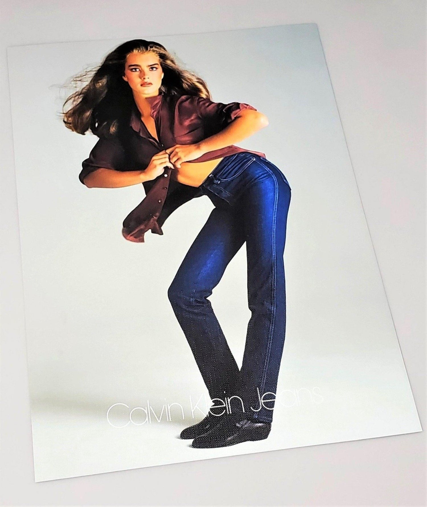 Brooke Shields Calvin Klein Ad Featured In 2019 Avedon Advertising Hardcover Book available in area51gallery