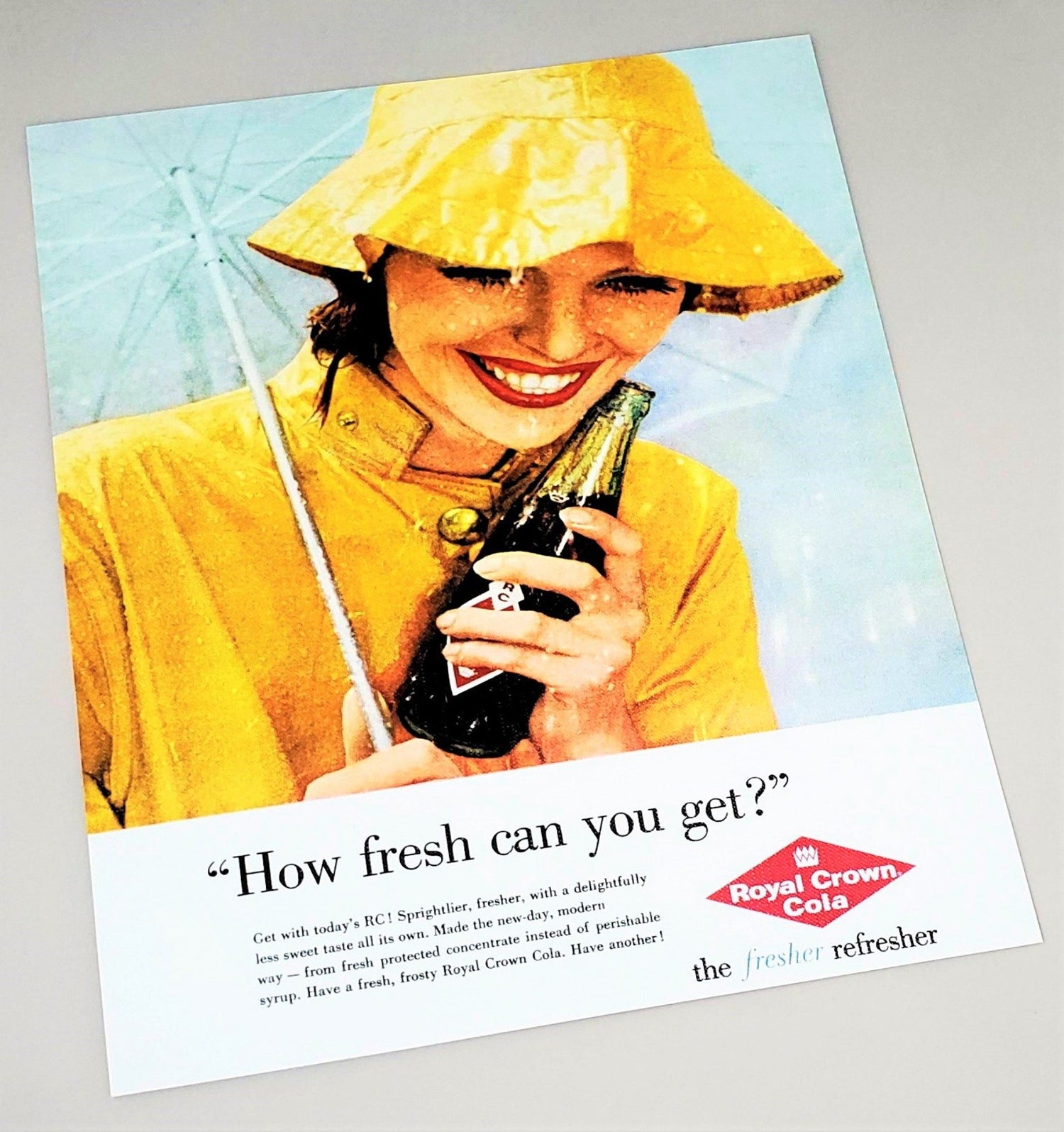 Royal Crown Cola Advertisement Featured In 2019 Avedon Advertising Hardcover Book 