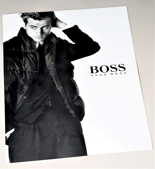 Hugo Boss Menswear Black And White Photo By Richard Avedon 