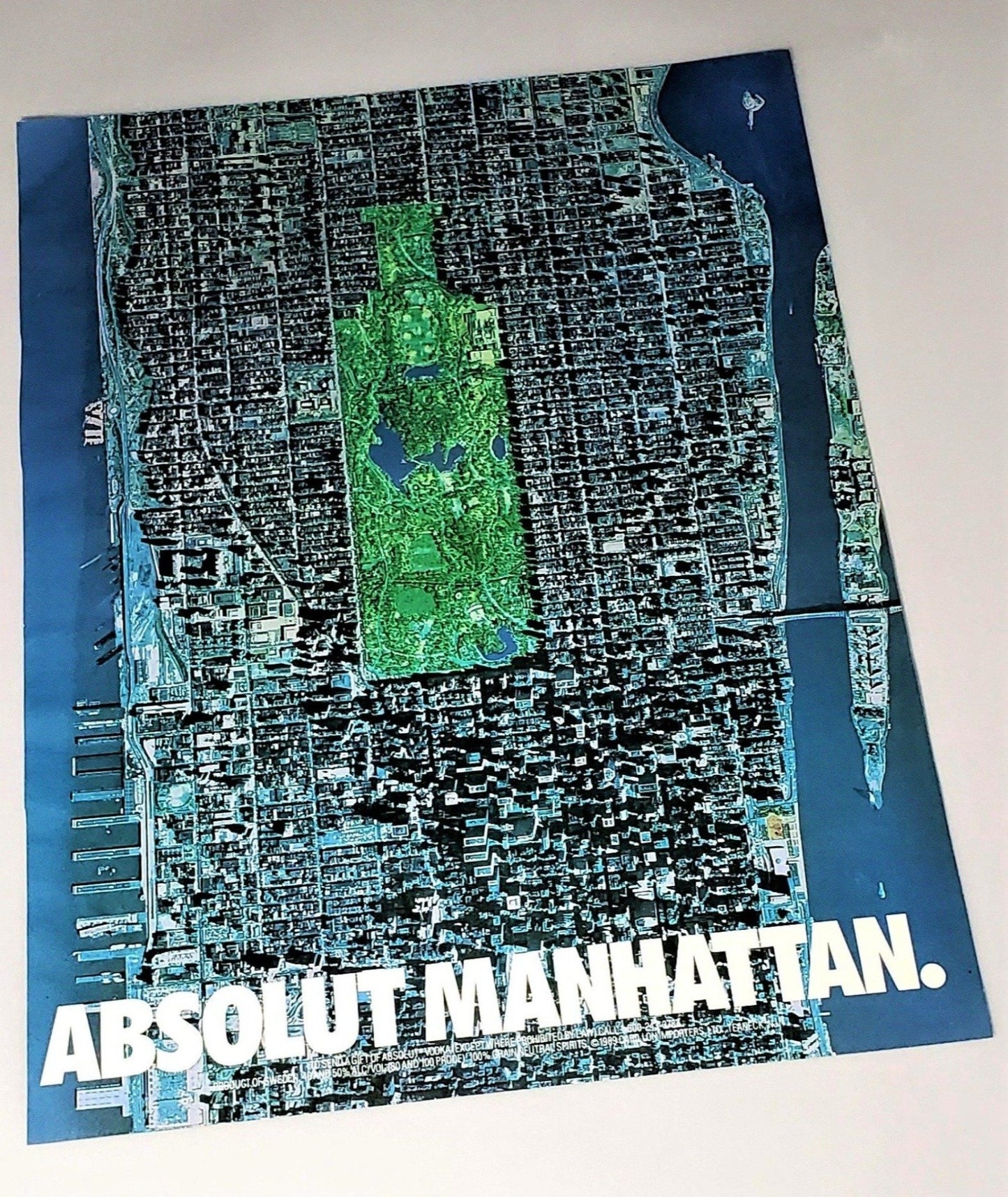 Absolut Manhattan Print Ad Available In AREA51GALLERY