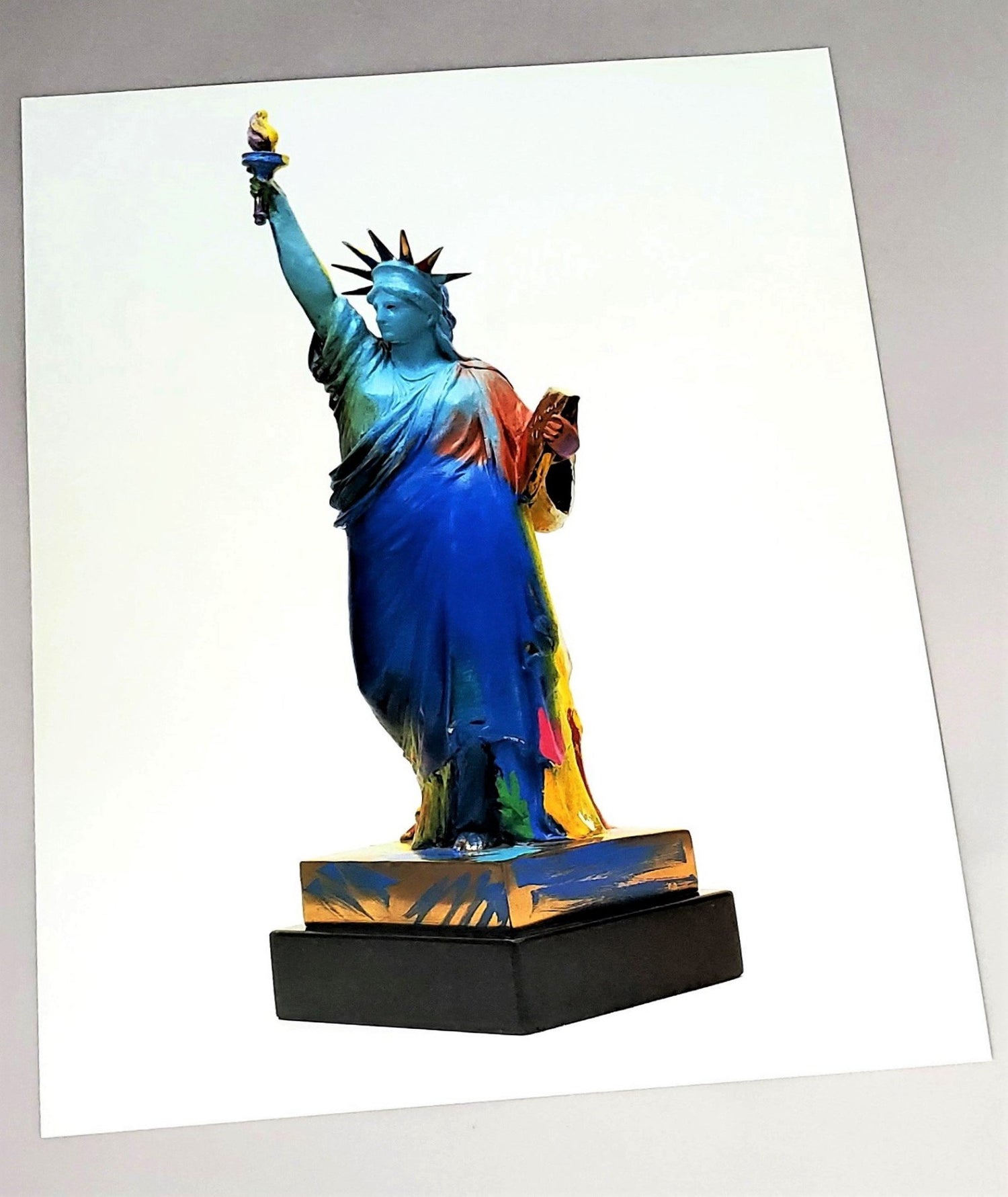 Peter Max Liberty Print Poster Available In AREA51GALLERY New Orleans 