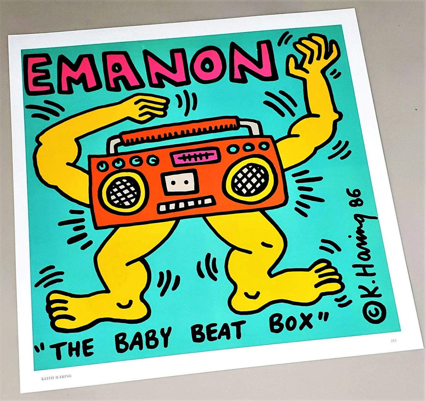 MC Chill and Emanon (The Baby Beatbox) 1986 cover featured in 2017 Art Record Covers