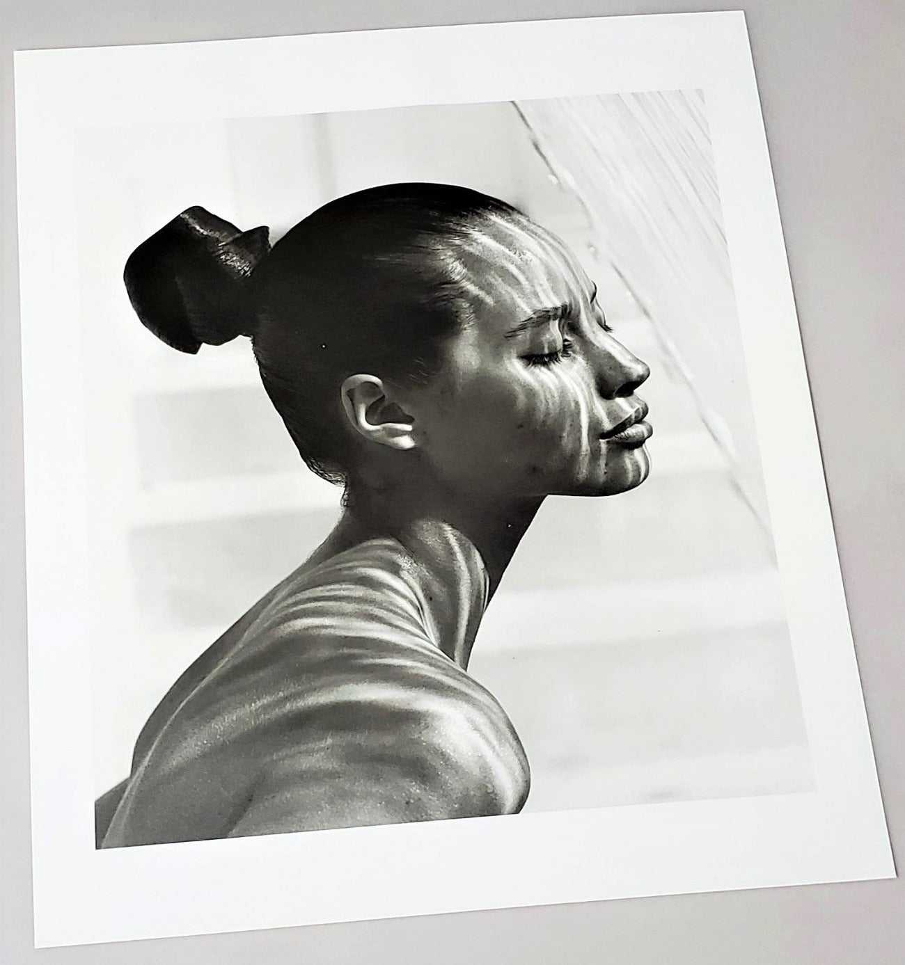 Original Herb Ritts photograph of Supermodel Christy Turlington page featured featured in 1998 Men/Women