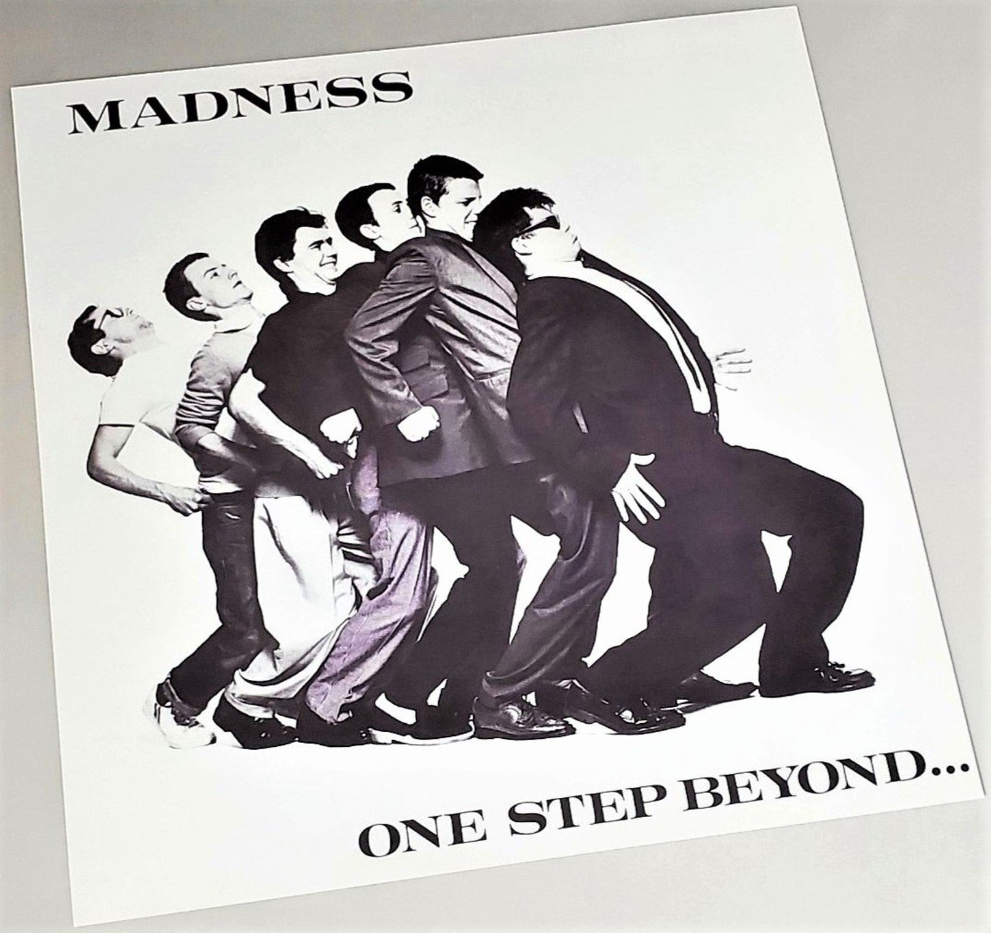 Madness 1979 One Step Beyond album cover art page featured in Rock Covers 2014 coffee table book