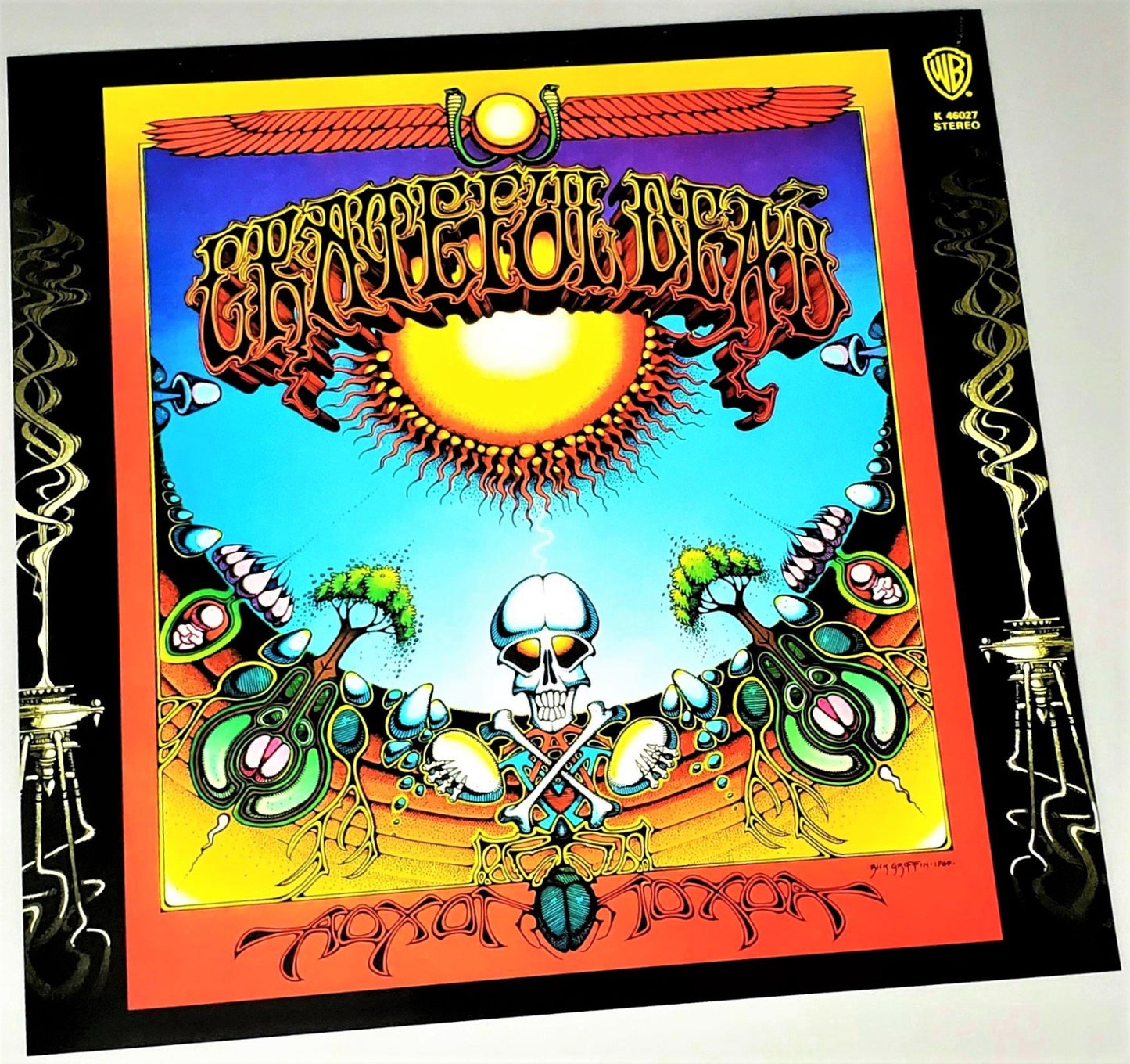 Grateful Dead 1969 AOXOMOXOA album cover art page featured in Rock Covers 2014 coffee table book available in area51gallery