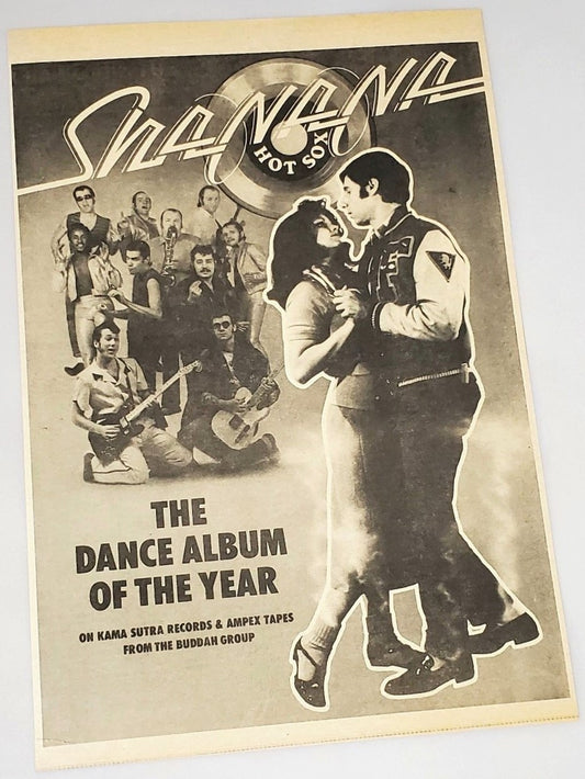 Original Sha Na Na album " Hot Sox" release ad featured in Rolling Stone magazine June 1974