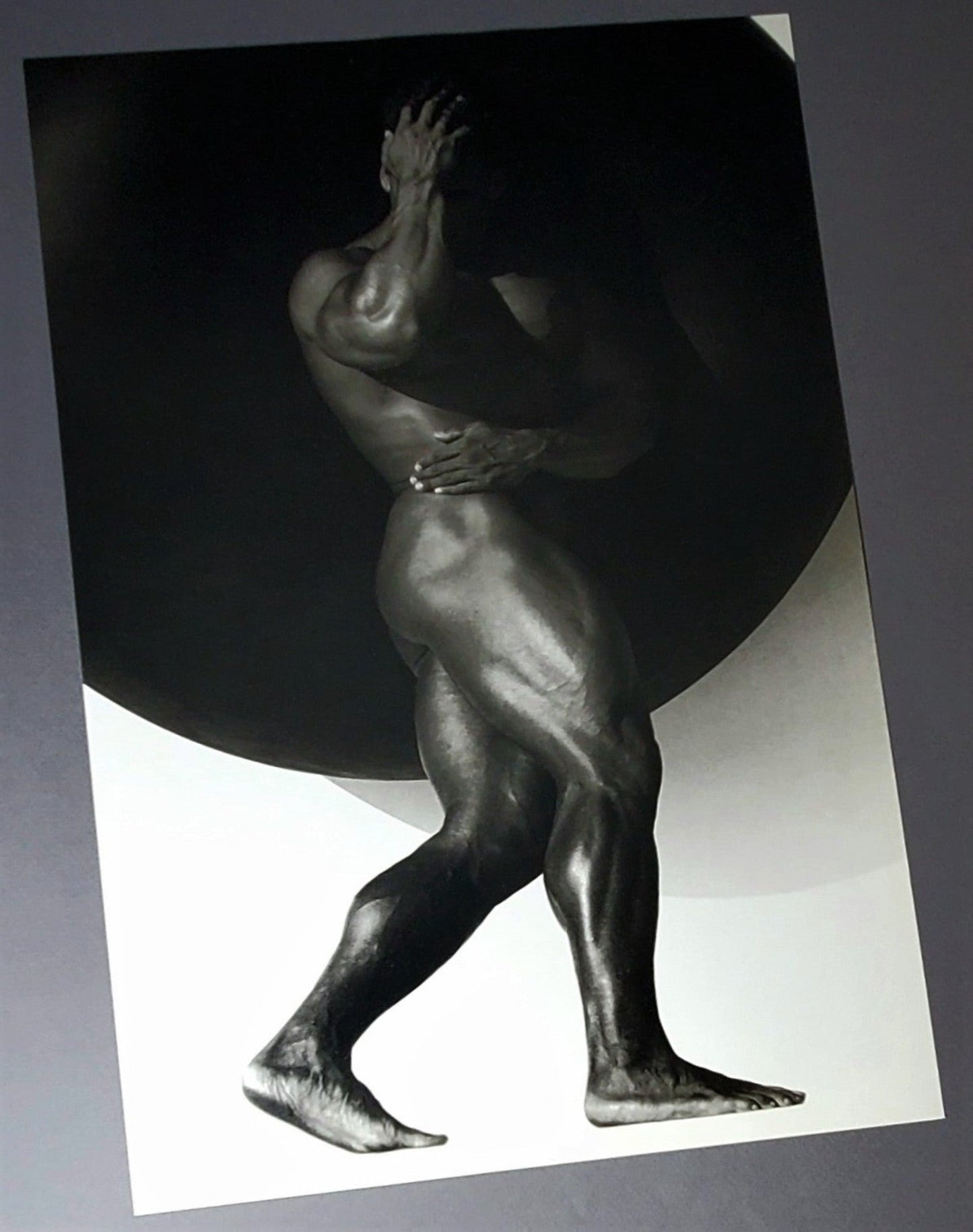 Herb Ritts Nude Black Male Wall Poster For Sale In AREA51GALLERY New Orleans 