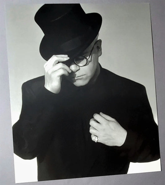 Elton John In Black Top Hat 1989 Herb Ritts Photograph For Sale In AREA51GALLERY New Orleans 