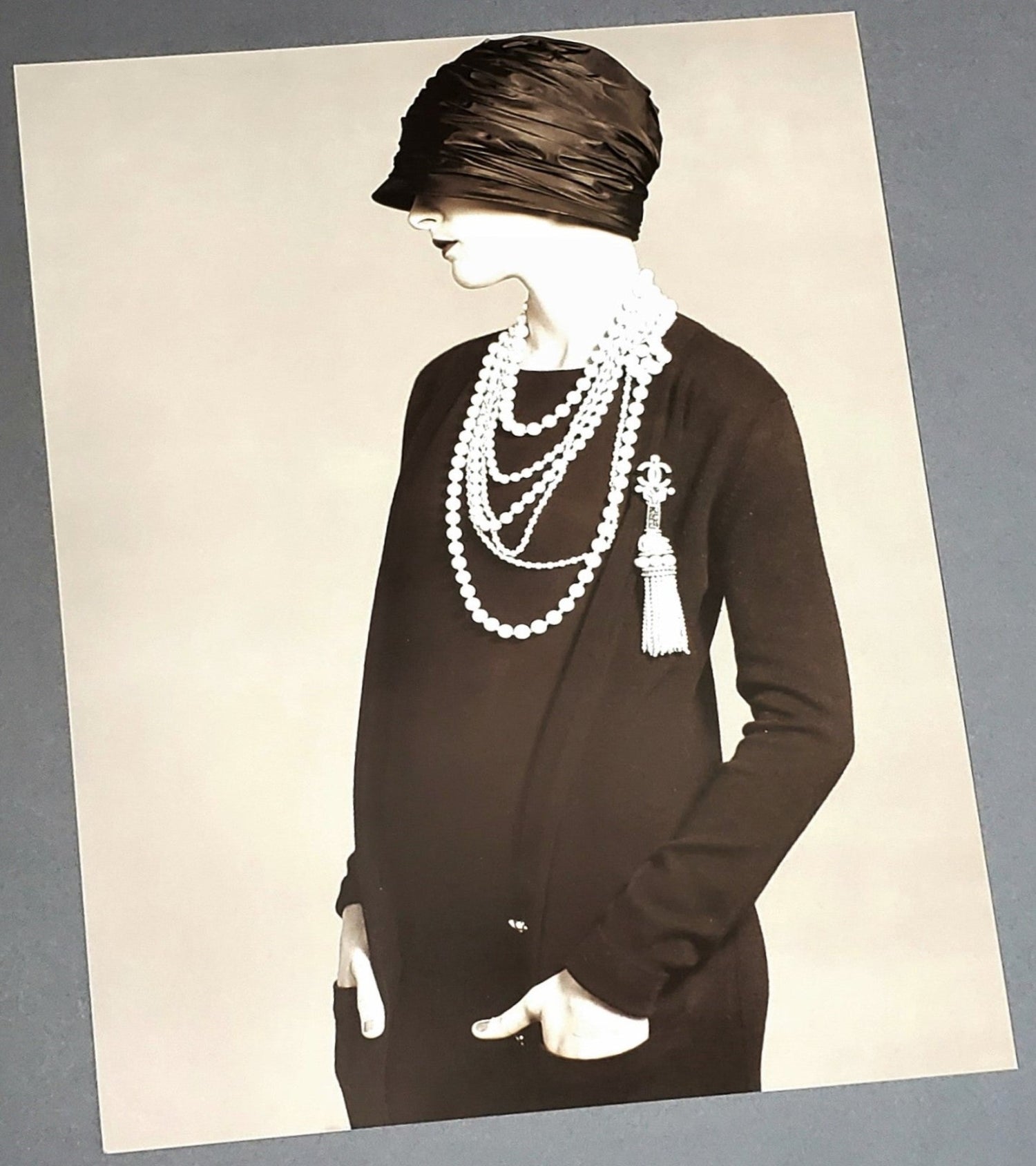 Coco Chanel 1920's Fashion Art Print Little Black Dress – AREA51GALLERY