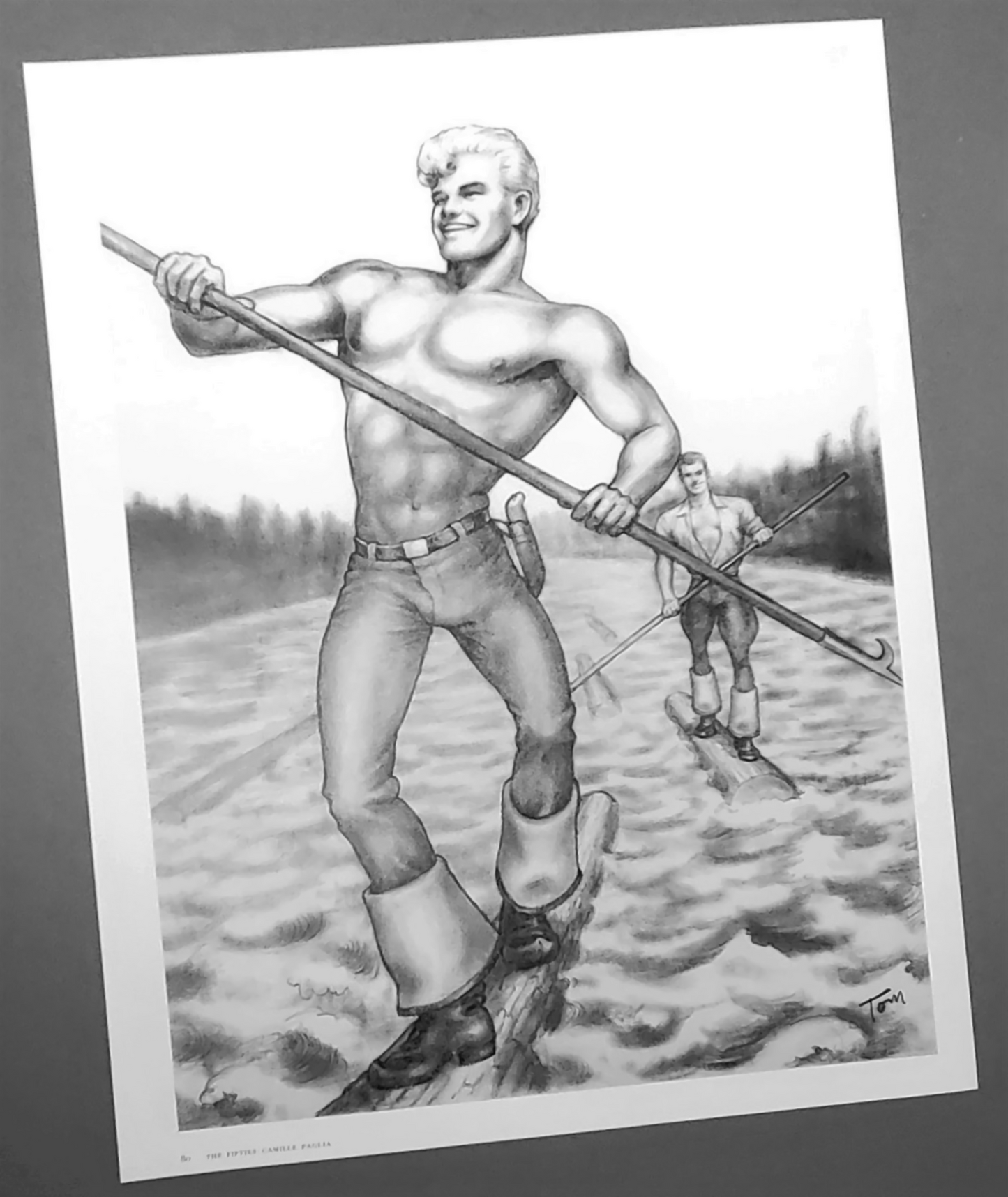 Tom Of Finland Physique Pictorial Art Print Available In AREA51GALLERY New Orleans 