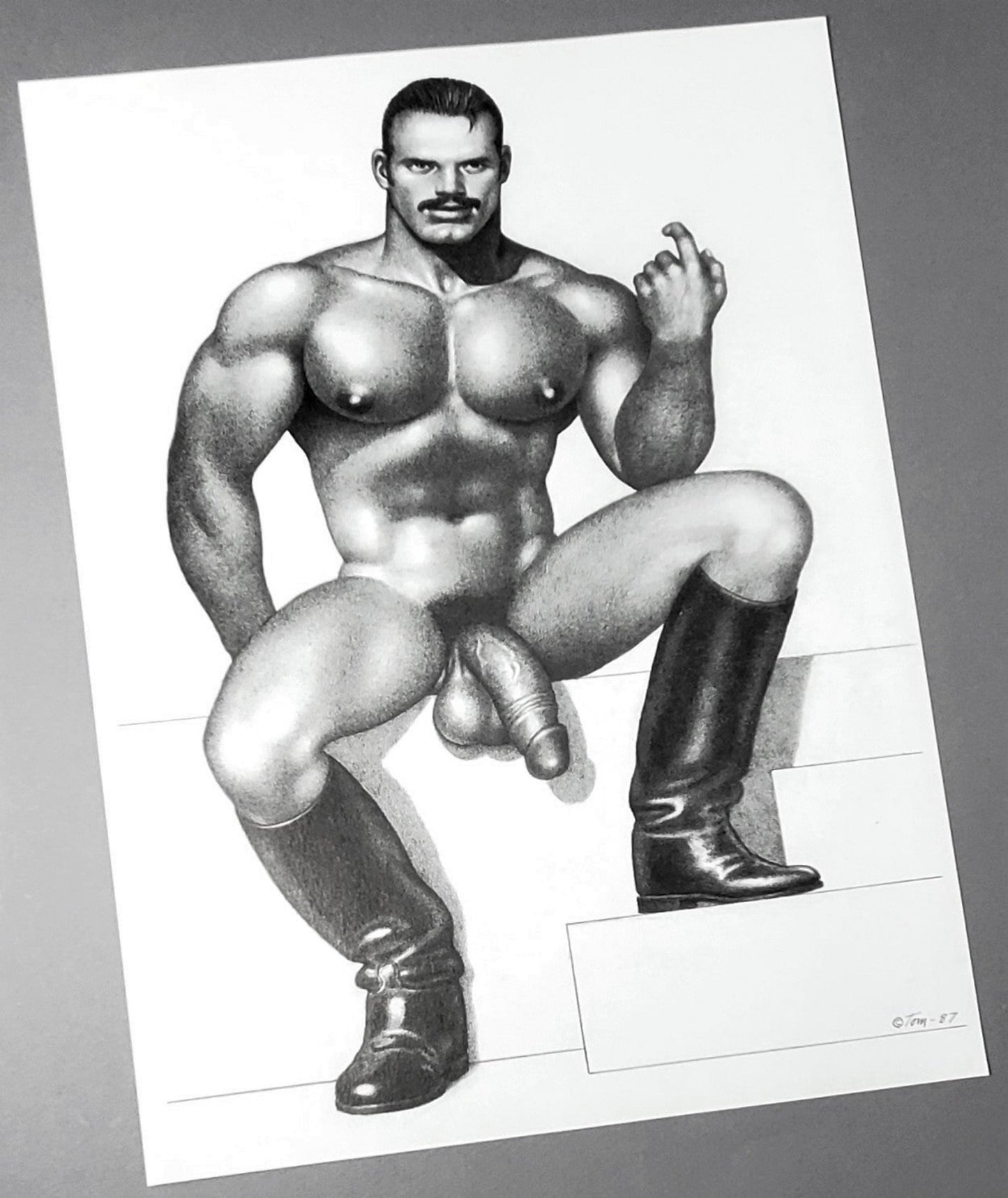 Tom Of Finland XXL Art Print Available For Sale In AREA51GALLERY New Orleans
