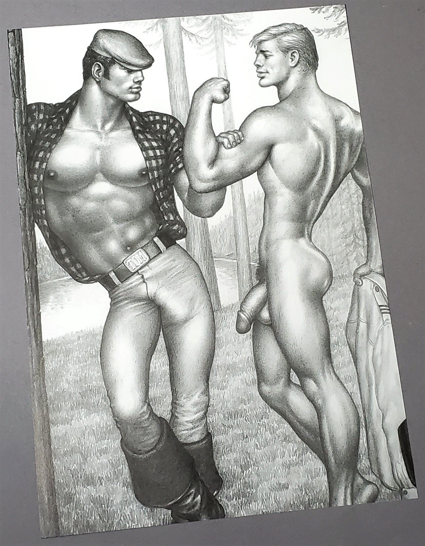 Tom Of Finland Cruising In The 70's Art print For Sale In AREA51GALLERY New Orleans