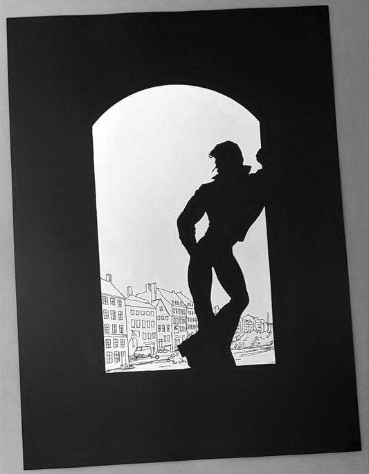 Tom Of Finland Silhouette Photograph For Sale In AREA51GALLERY New Orleans 