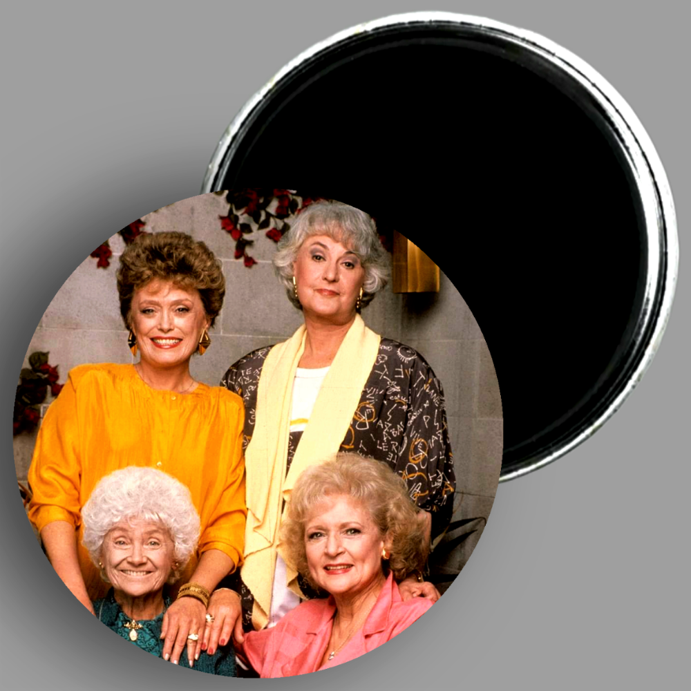 Golden Girls TV Series 2.25" Magnet Available In AREA51GALLERY