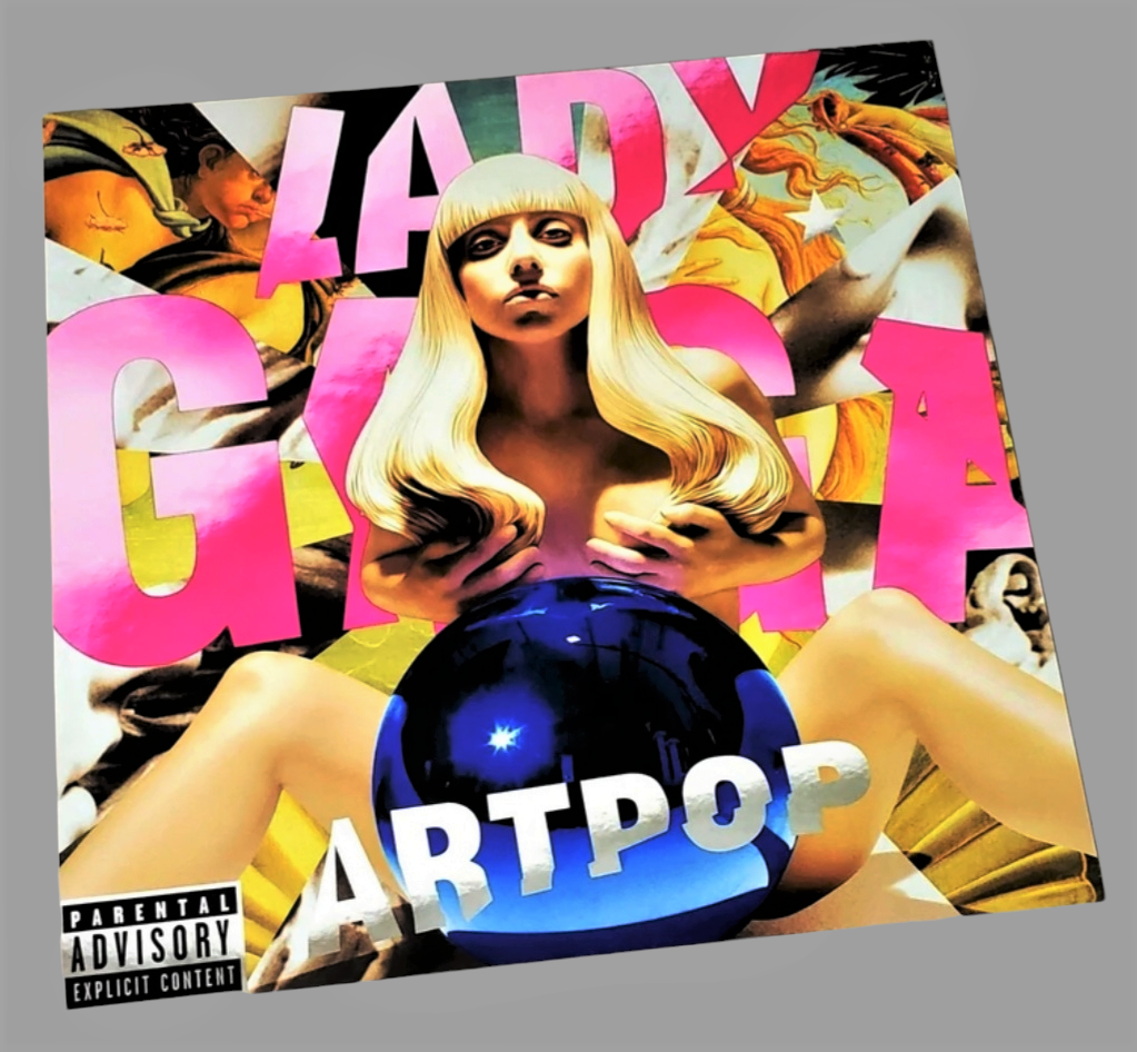 Lady Gaga ARTPOP album cover featured in 2017 Art Record Covers coffee book