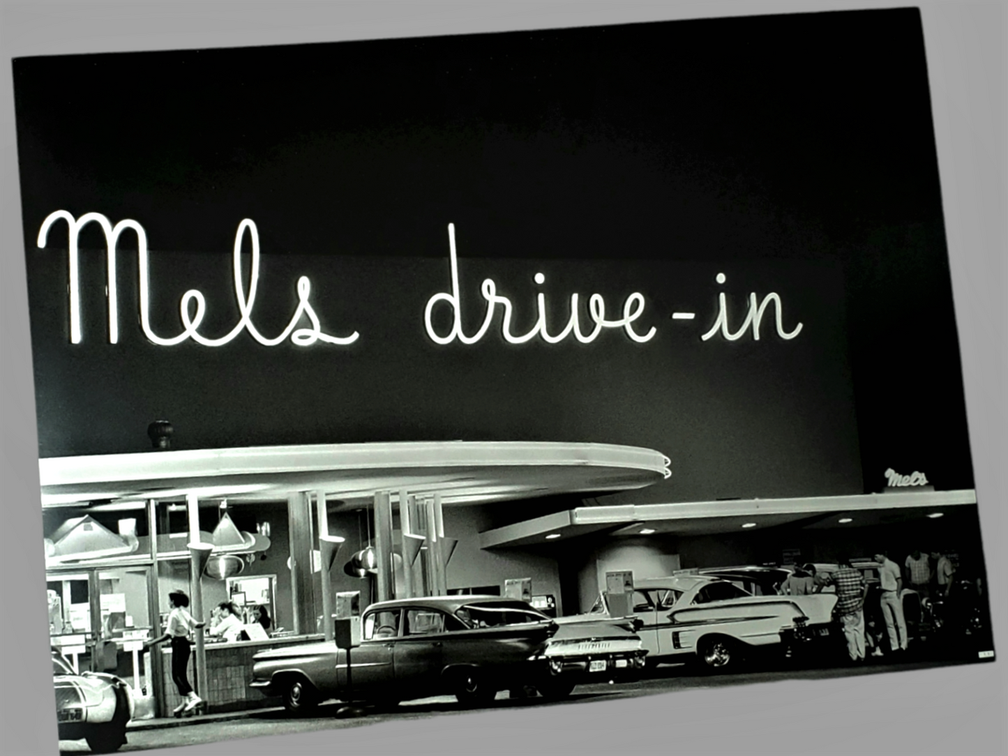 American Graffiti Mel's Drive In Movie Poster For Sale In AREA51GALLERY New Orleans
