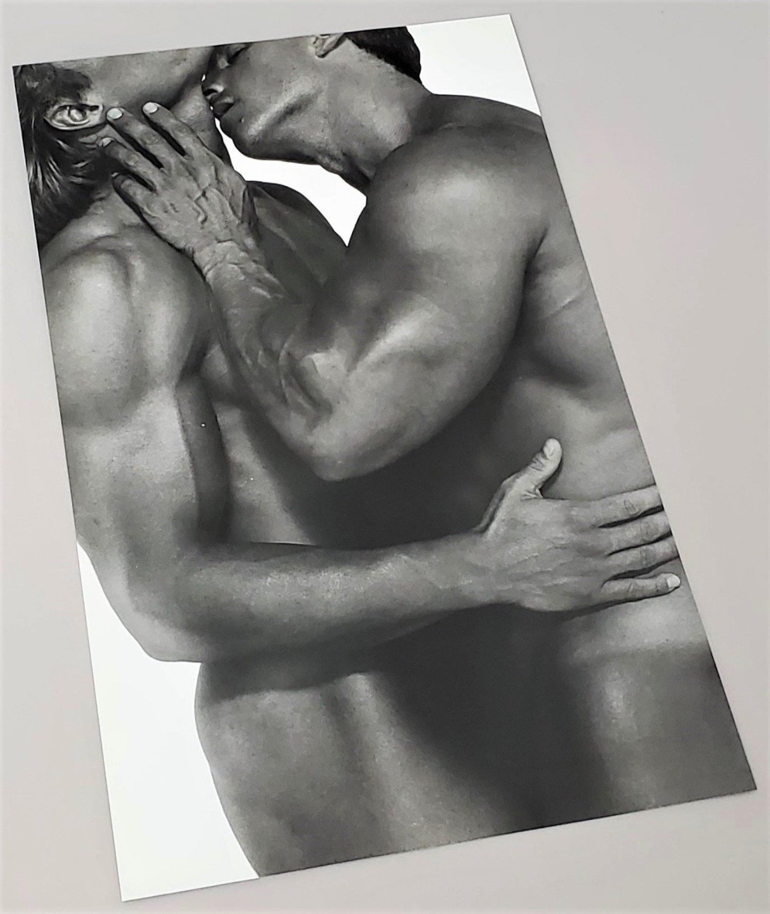 Herb Ritts Photograph Of Two Men Kissing Duo Book available in area51gallery