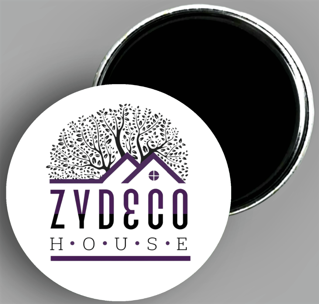 Zydeco House New Orleans Custom 2.25" Round Magnet