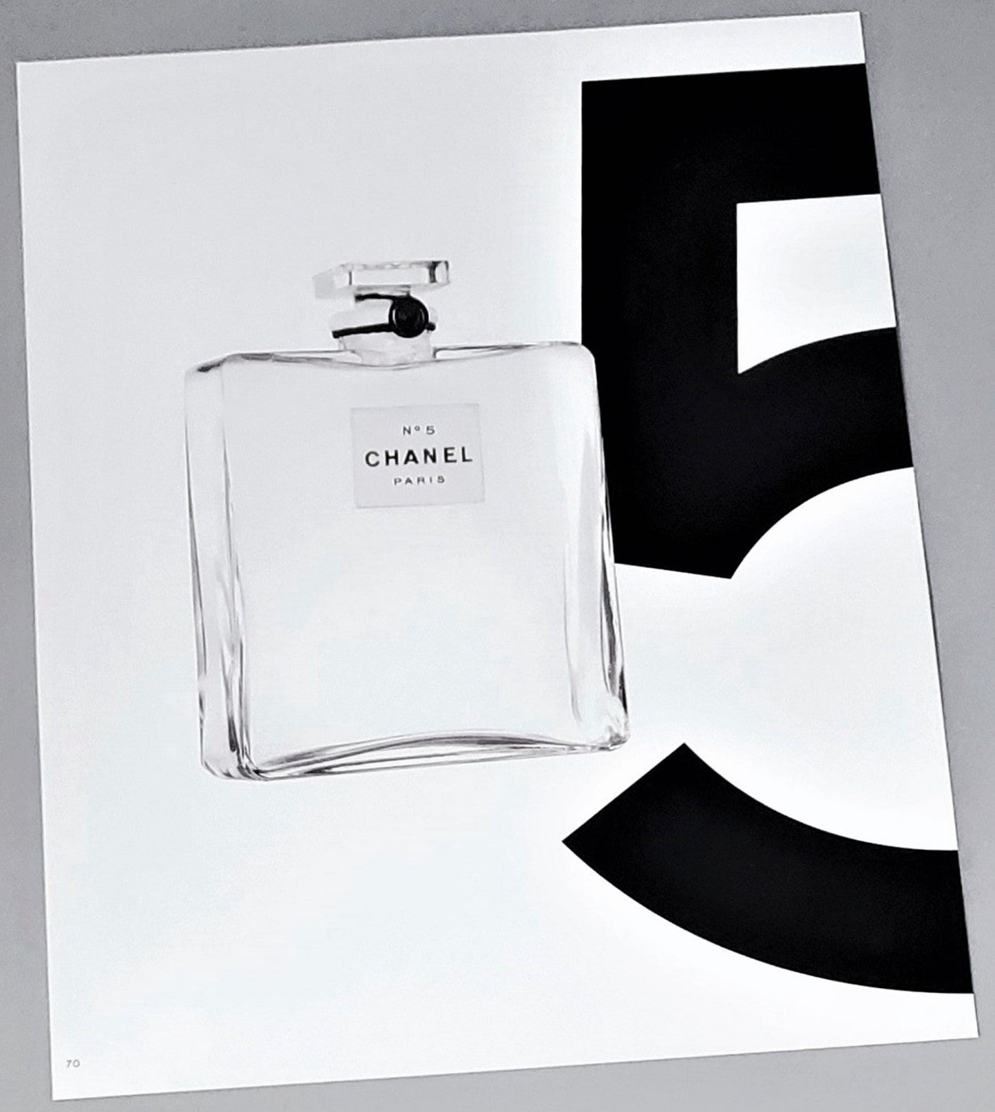 Chanel No 5 Minimal Art Poster For Sale In AREA51GALLERY New Orleans 
