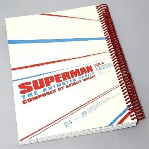 Authentic limited edition 2016 Superman: The Animated Series soundtrack album cover notebook 