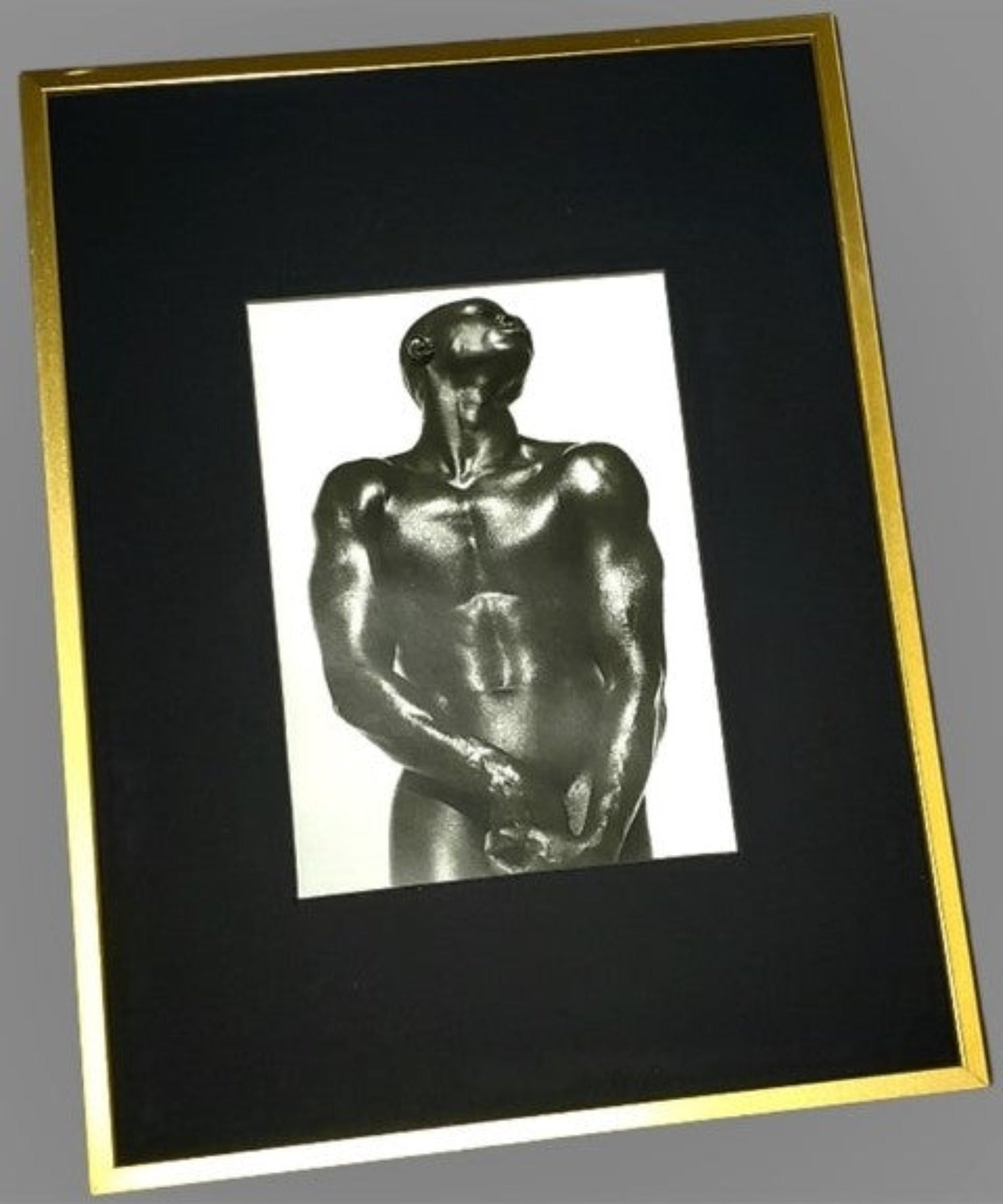 Black Male Herb Ritts Custom Framed In AREA51GALLERY New Orleans