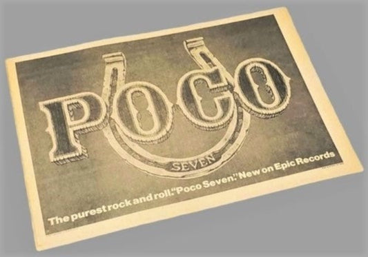 Poco Seven Memorabilia Vintage Rolling Stone Ad Available In AREA51GALLERY New orleans 