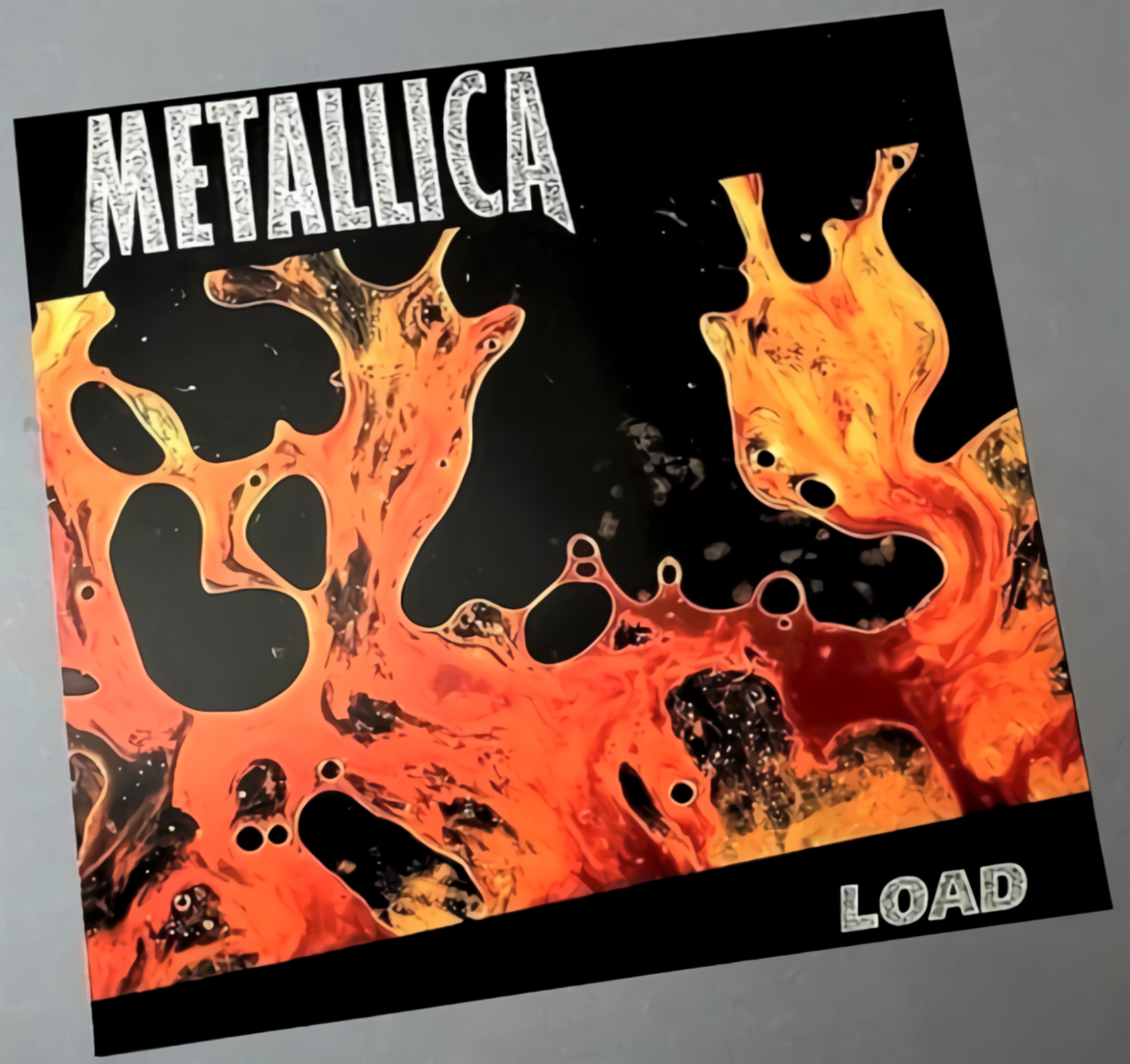Metallica Load Album Poster Available In AREA51GALLERY New Orleans 
