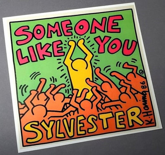 Sylvester Someone Like You Remix  Keith haring Cover Available In AREA51GALLERY New Orleans 